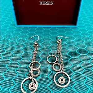 Sterling Silver Birks Jennifer Heil collection earrings, circa 2009.